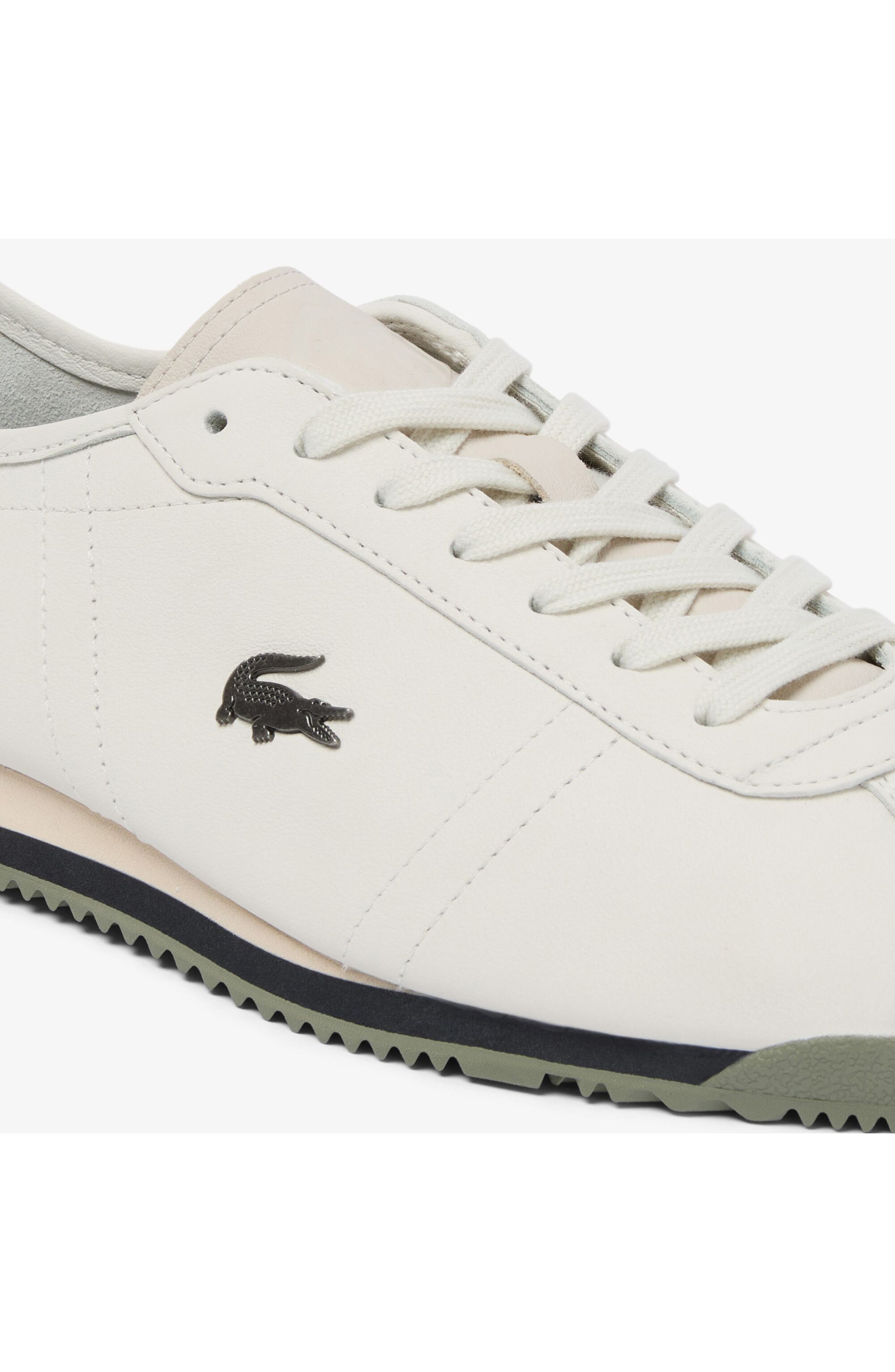 Club-Low Leather Sneaker, Alternate, color, OFF WHITE/ KHAKI