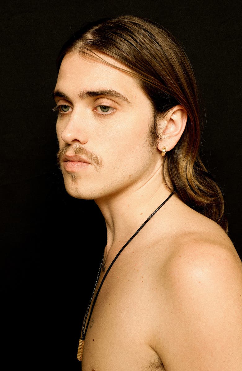 IVI Los Angeles Slim Aurelia Huggie Hoop Earrings, Alternate, color, Yellow Gold