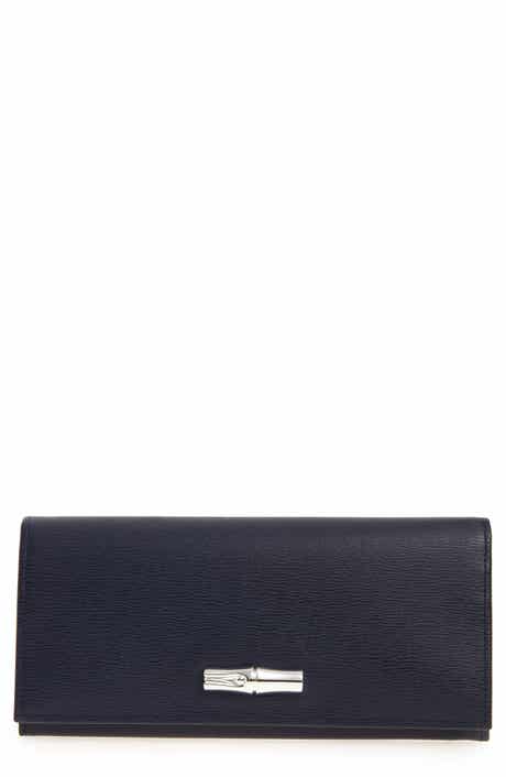 Longchamp Roseau Leather Continental Wallet