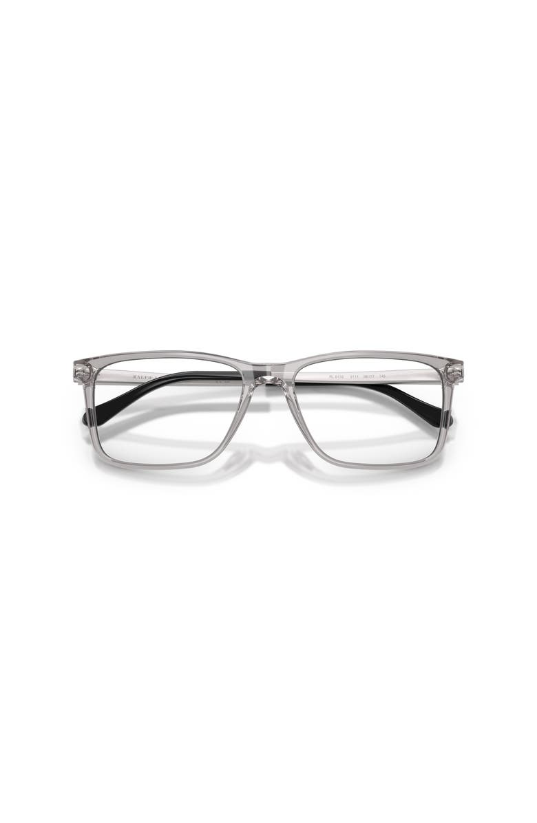 Ralph Lauren 56mm Rectangle optical glasses, Alternate, color, Grey