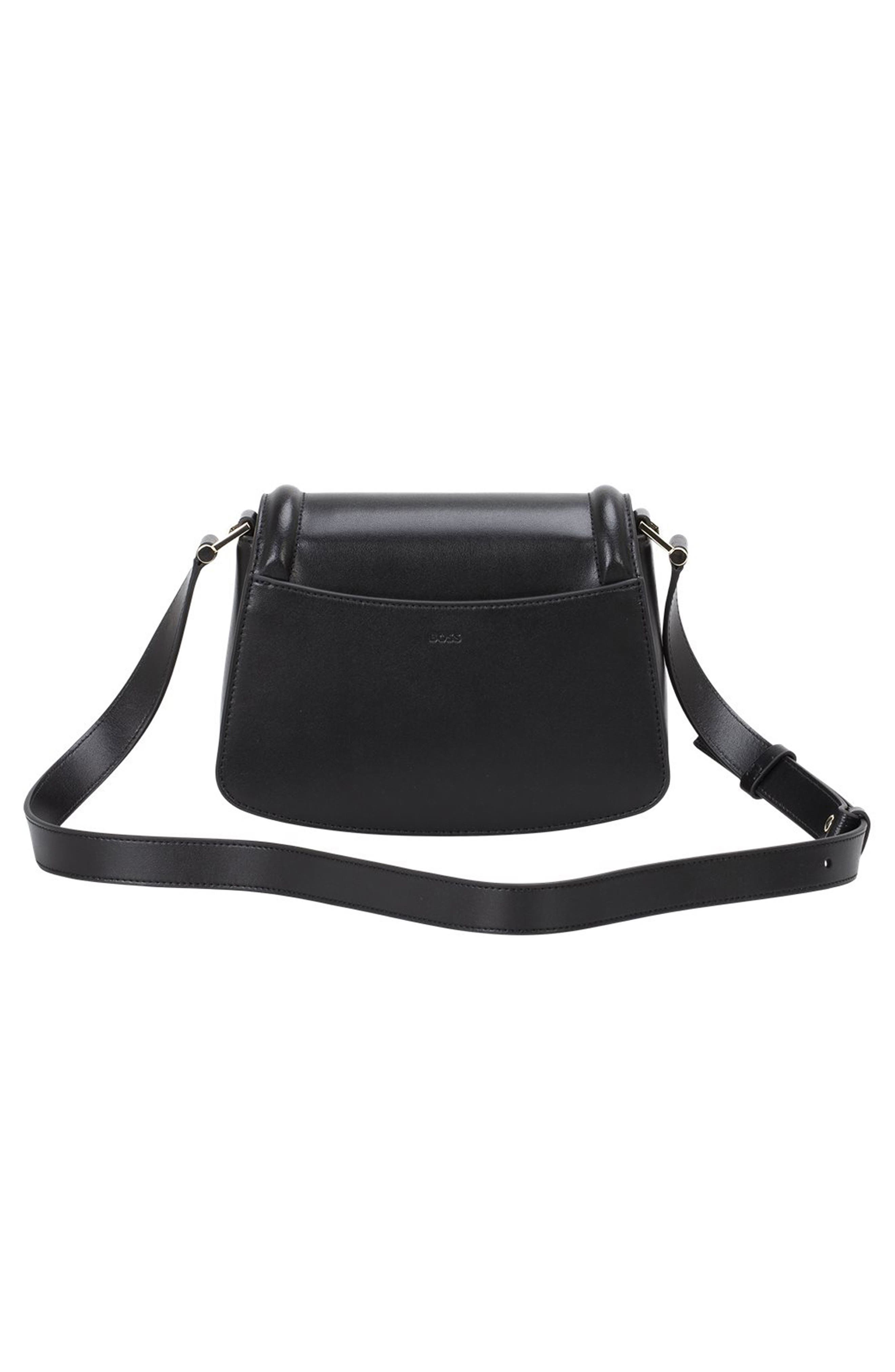 BOSS Ariell Leather Saddle Bag, Alternate, color, 