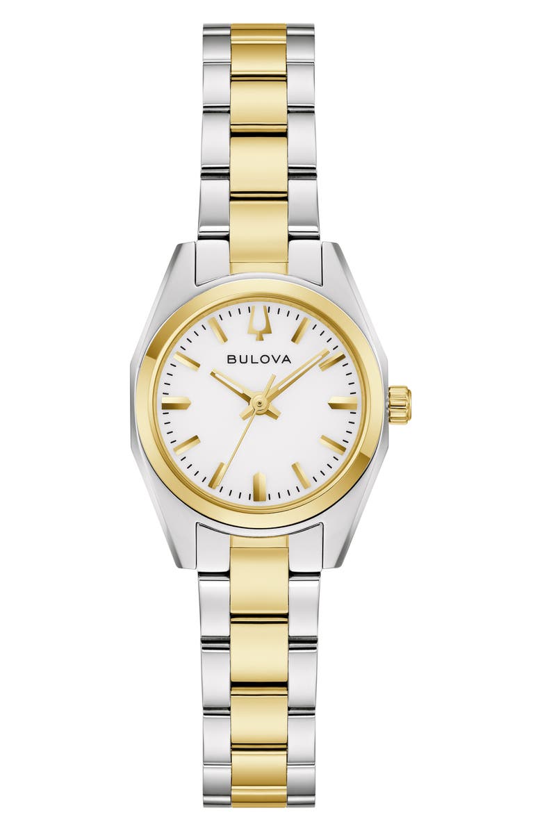 BULOVA Surveyor Two-Tone Bracelet Watch, 22.7mm, Main, color, Two-Tone