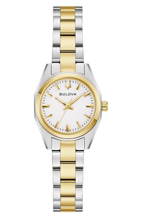 Surveyor Two-Tone Bracelet Watch, 22.7mm