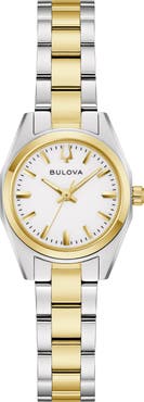 BULOVA Surveyor Two-Tone Bracelet Watch, 22.7mm