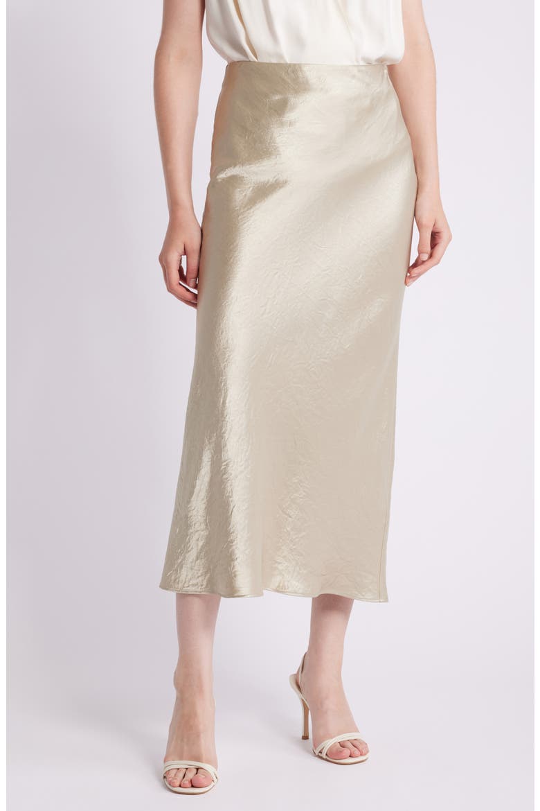 Vesatie Bias Cut Maxi Skirt, Main, color, DRIED SAGE