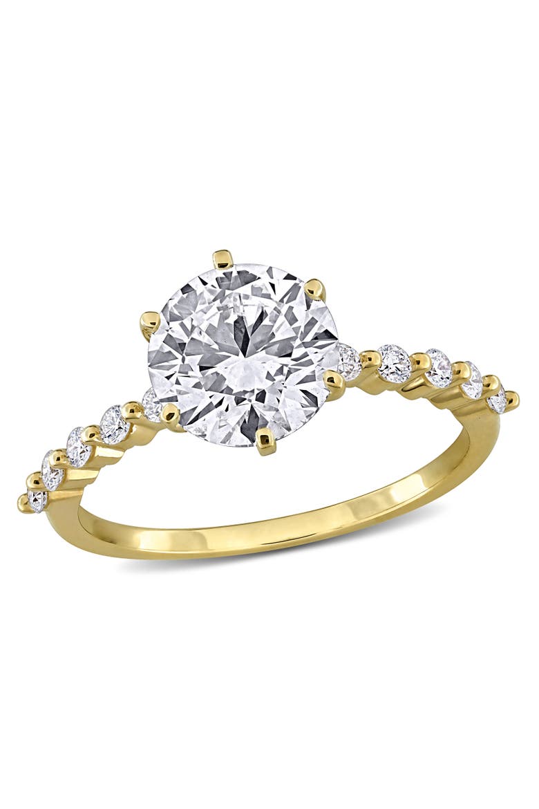 2-1/4 CTW Lab Grown Diamond Engagement Ring 14k, Main, color, Yellow Gold