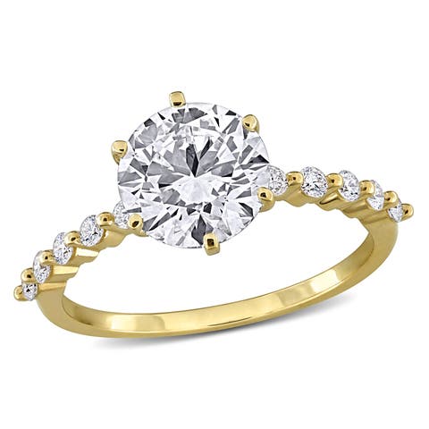 2-1/4 CTW Lab Grown Diamond Engagement Ring 14k