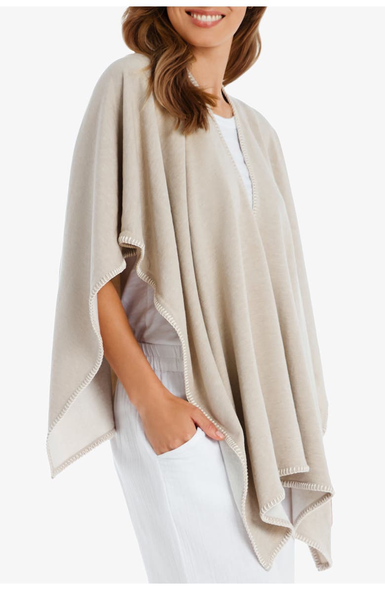 HELEN JON Maxwell Wrap, Alternate, color, Latte