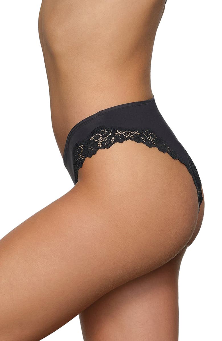 SKIMS Fits Everybody Lace Tanga, Alternate, color, 