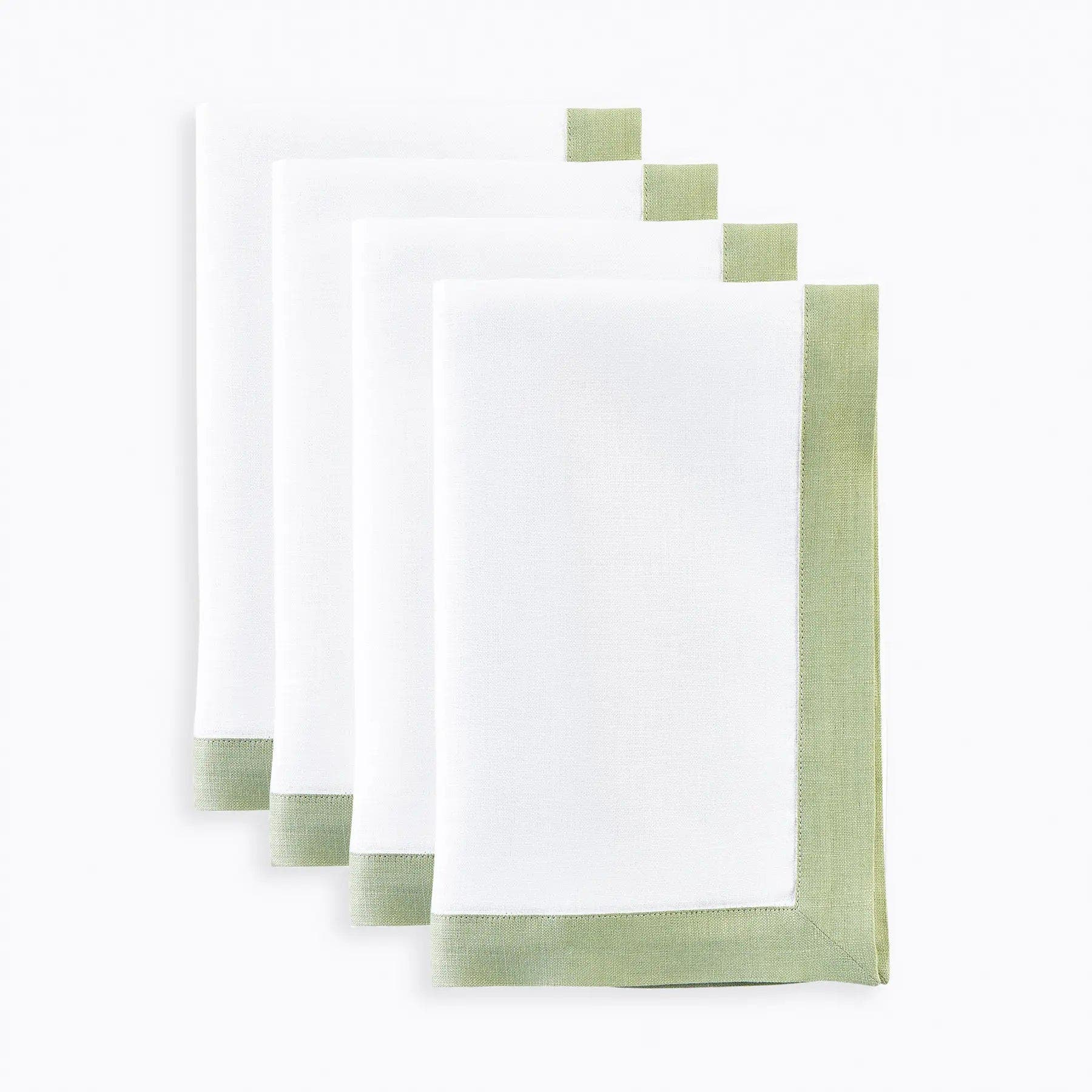 Sage Green and White
