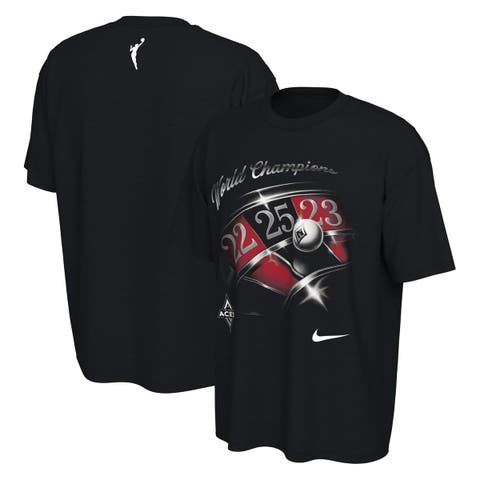 Unisex Nike  Black Las Vegas Aces 2025 WNBA Finals Champions Celebration Elevated Premium T-Shirt