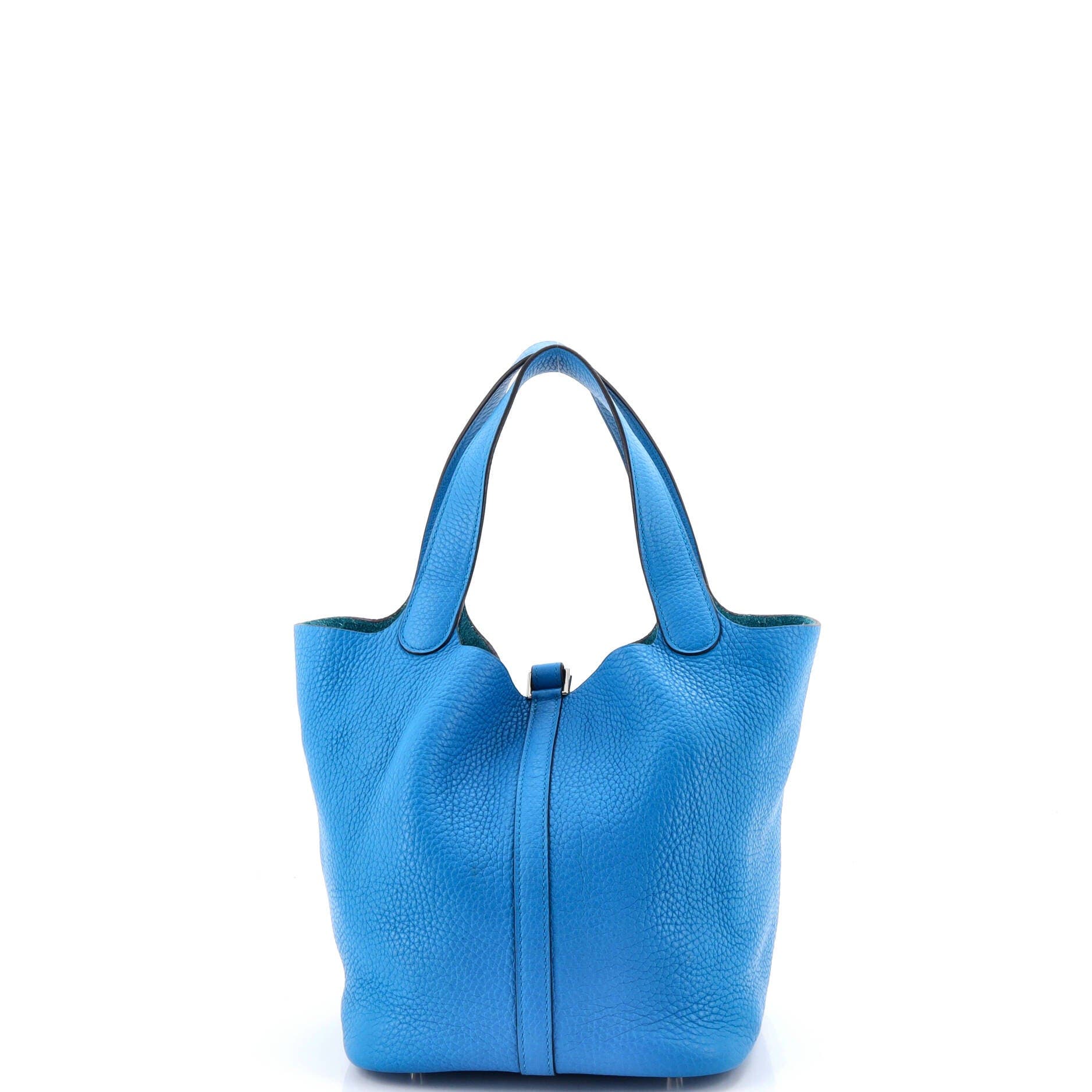 Picotin Lock Bag Clemence MM, Alternate, color, Blue
