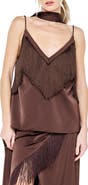 CIEBON Enza Fringe Camisole with Scarf