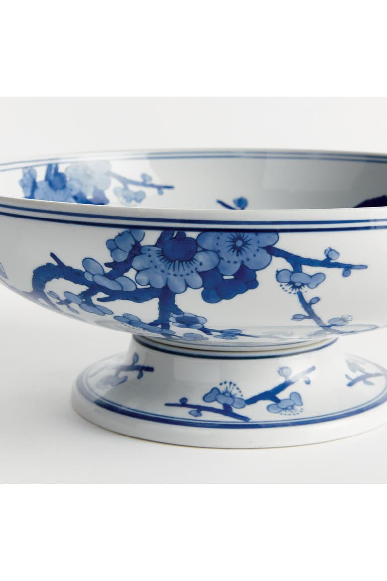 Barclay Butera Dynasty Empress Decorative Footed Bowl, Alternate, color, Blue