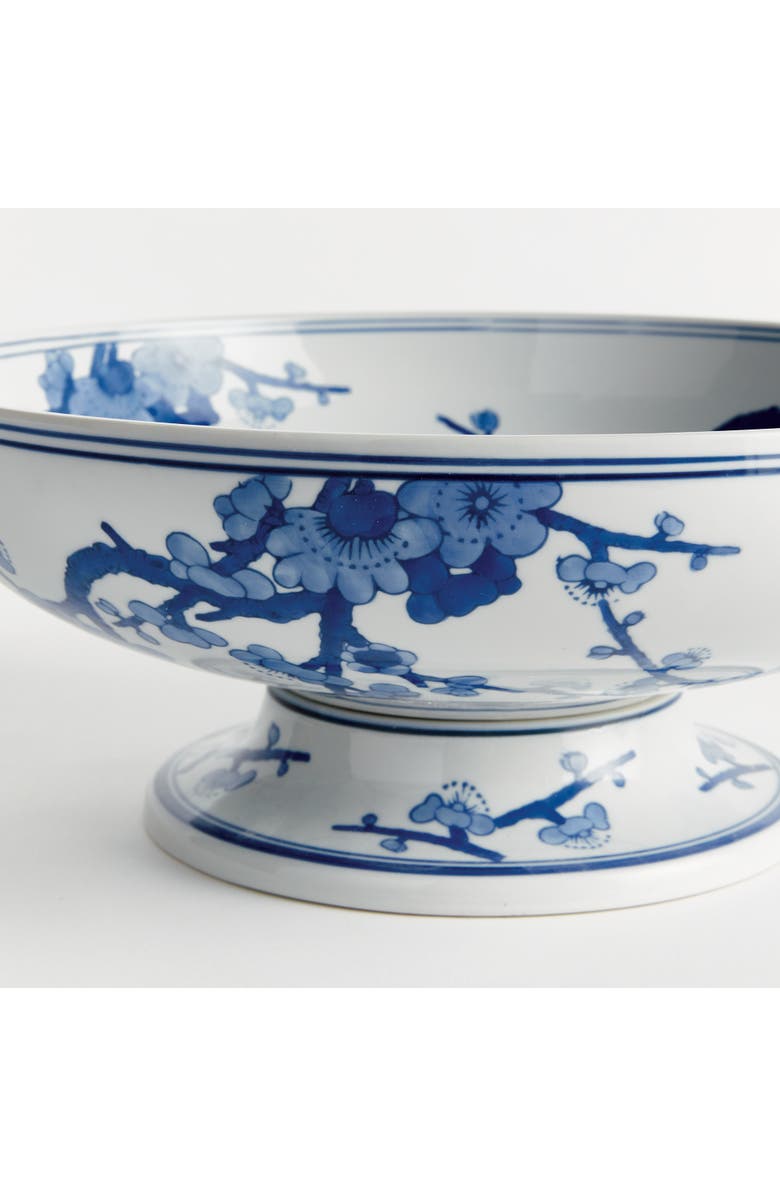 Napa Home & Garden Barclay Butera Dynasty Empress Decorative Footed Bowl, Alternate, color, Blue