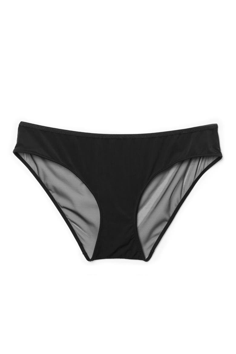 Elora Bikini Panties, Alternate, color, Black