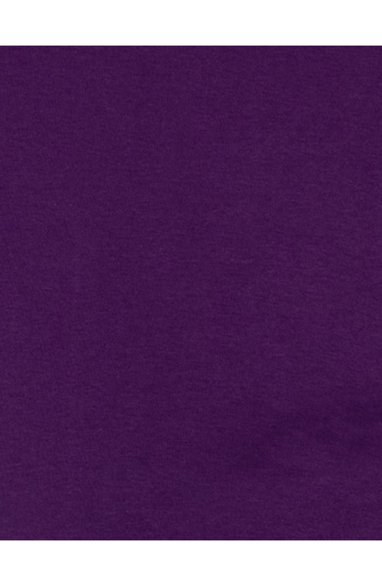 Leveret Kids Short Sleeve Cotton Solid Matching Family Pajamas, Alternate, color, Dark Purple