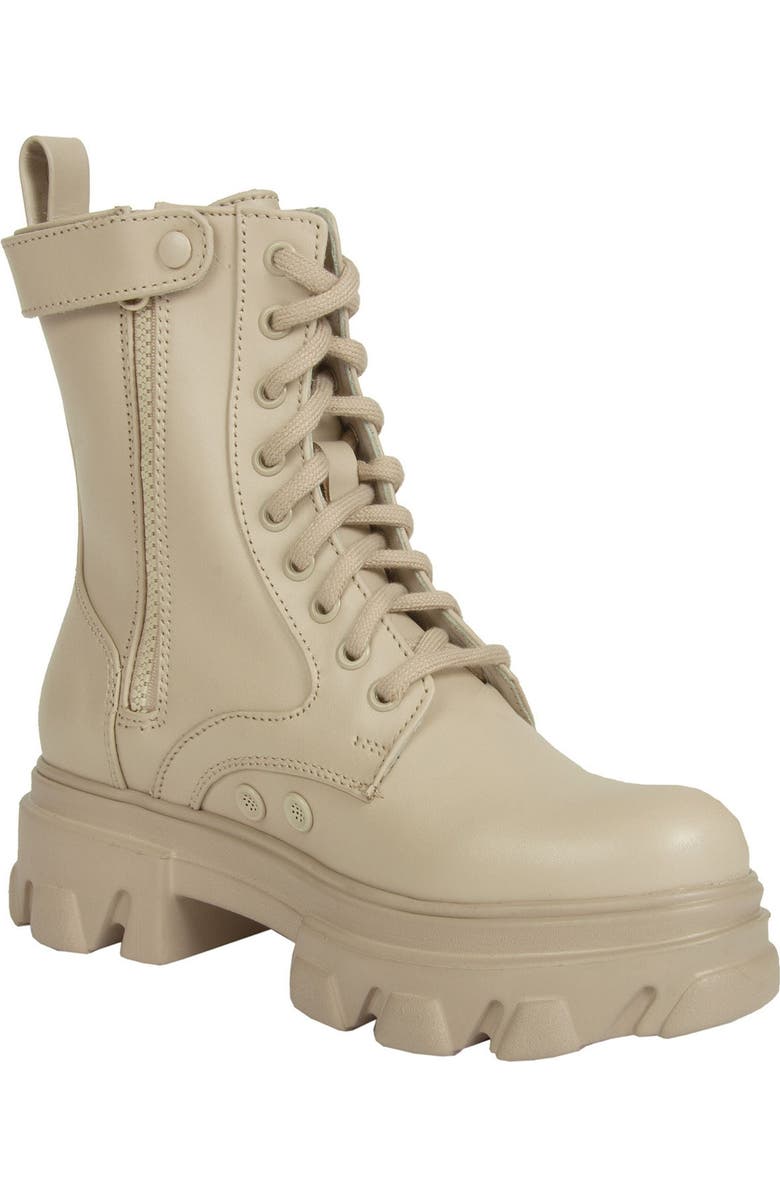 URBNKICKS Leather Sand Boot, Main, color, Tan Beige