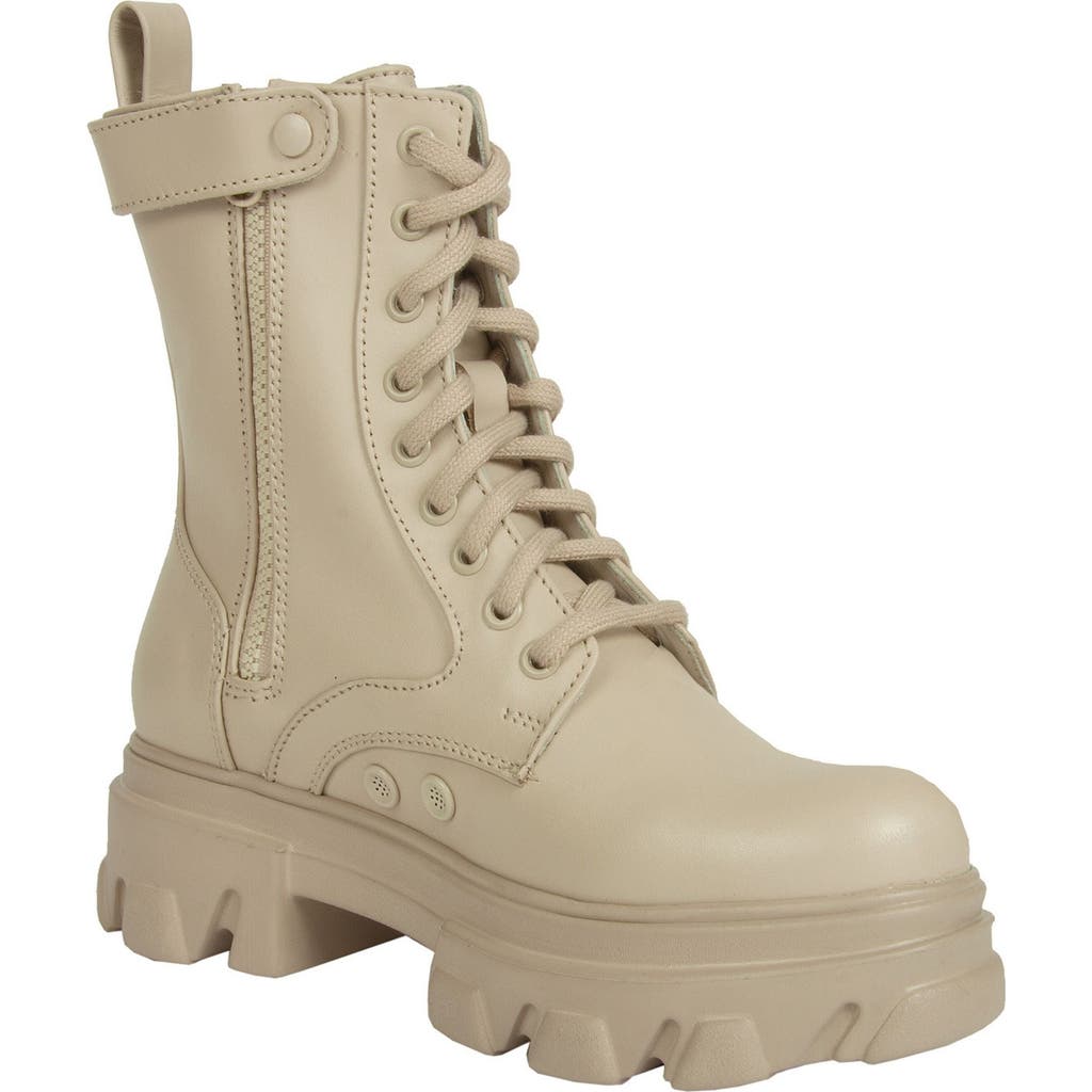 URBNKICKS Leather Sand Boot in Tan Beige at Nordstrom, Size 9.5