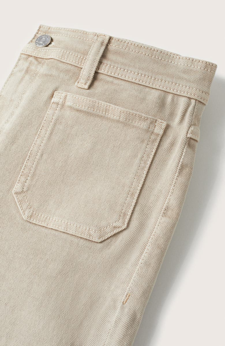 MANGO Patch Pocket Flare Jeans, Alternate, color, 