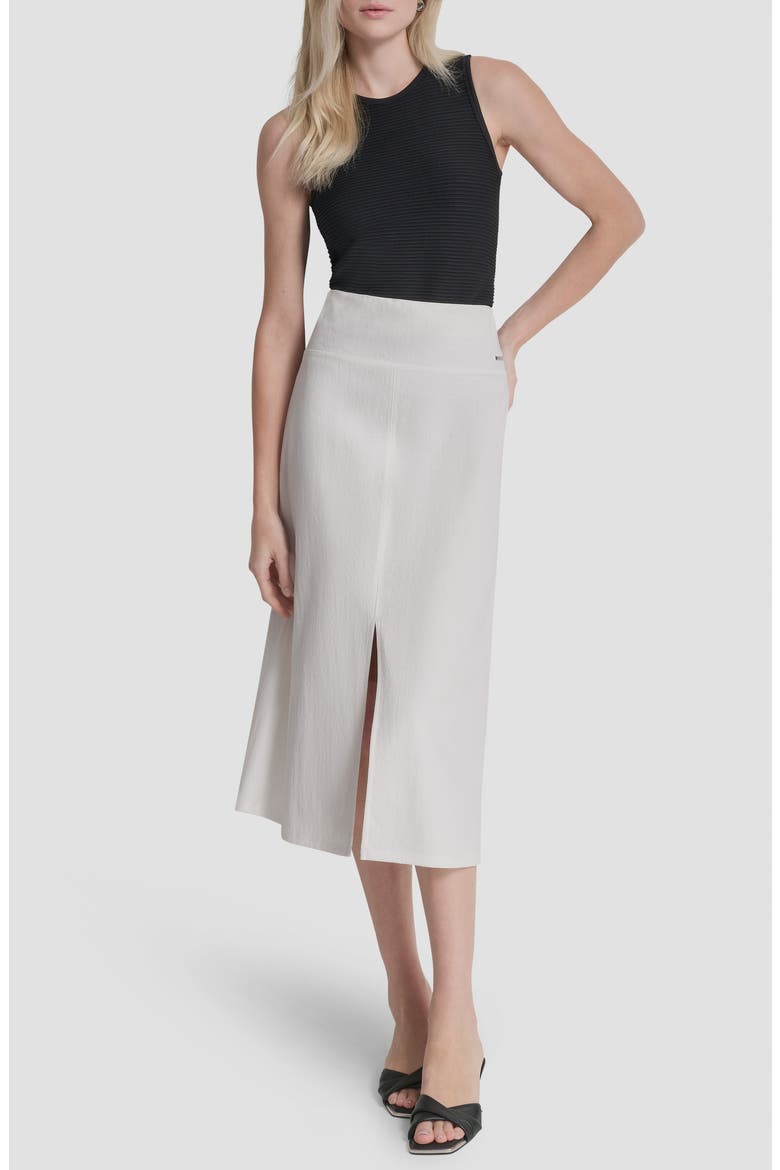 Arid A-Line Knit Midi Skirt, Alternate, color, IVORY