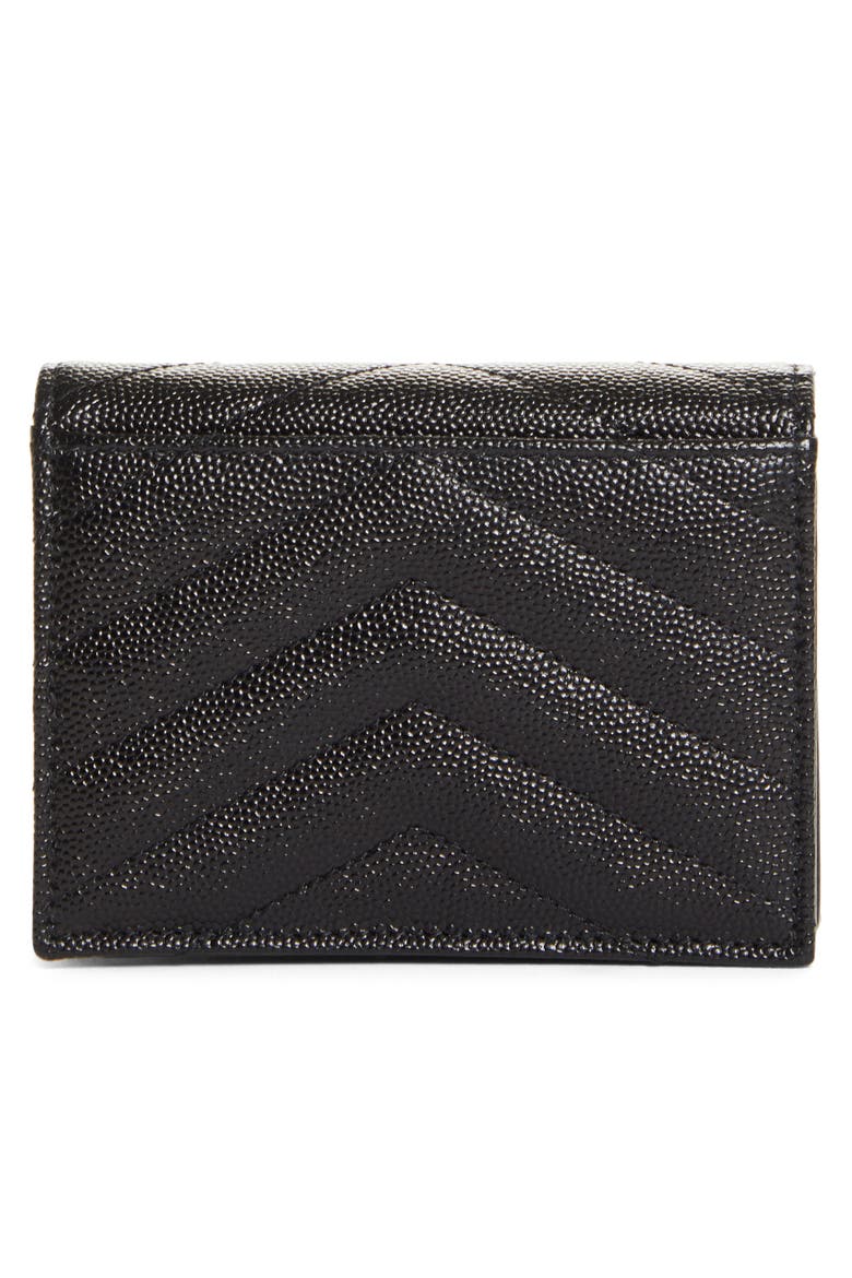 Monogram Matelassé Leather Wallet, Alternate, color, 1000 NERO/NERO