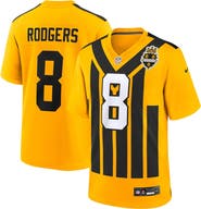 Nike Men's Nike Aaron Rodgers Gold Pittsburgh Steelers Alternate 1933 Throwback Game Jersey
