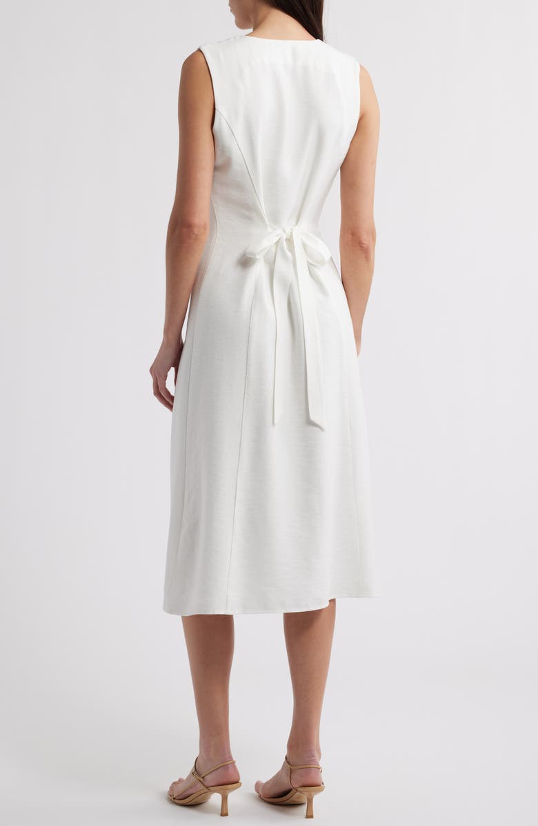 Charles Henry Button-Up Midi Dress, Alternate, color,