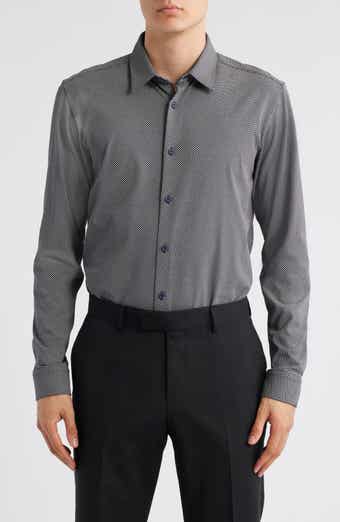 BOSS Roan Kent Slim Fit Button-Up Shirt