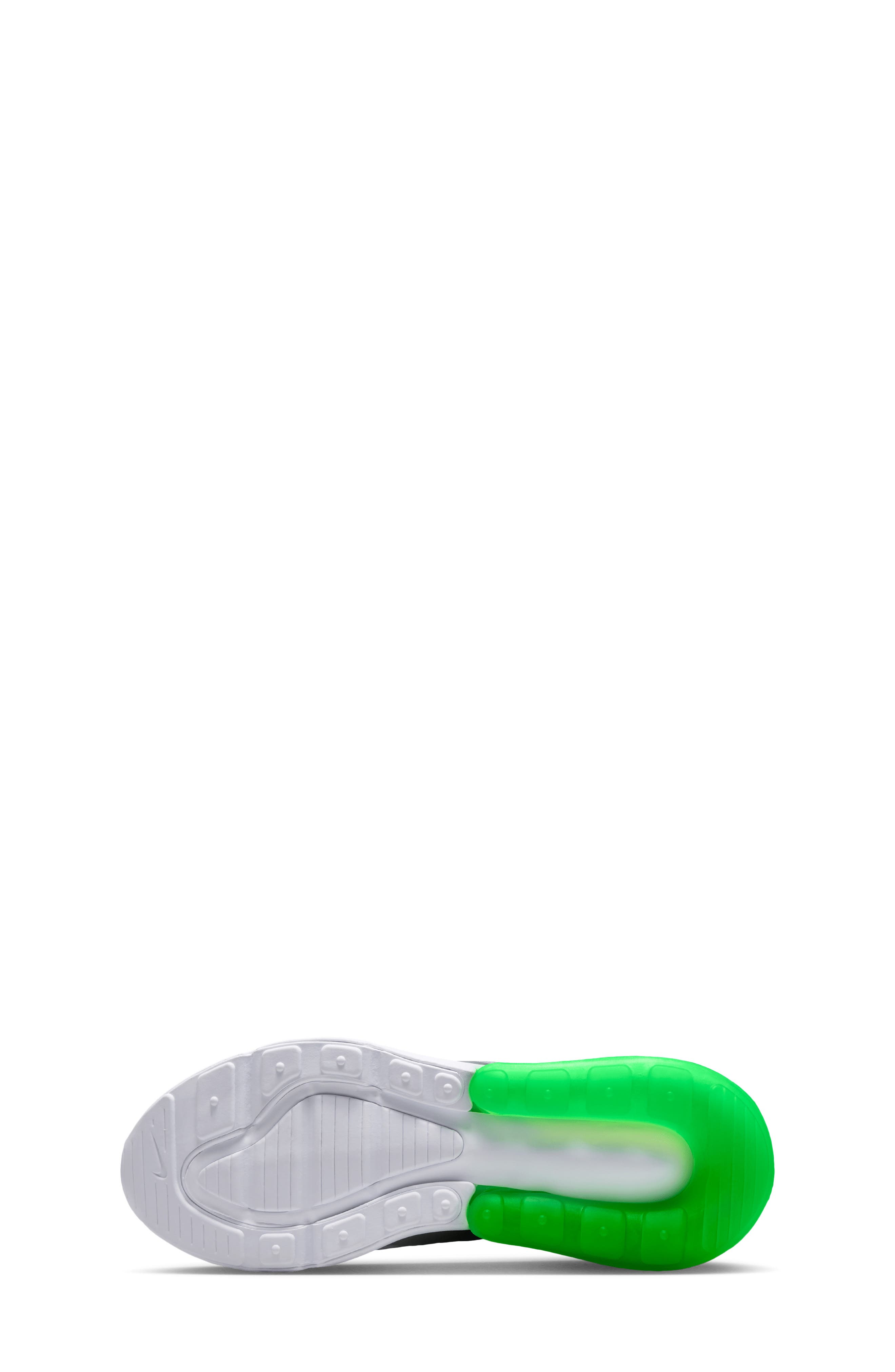 Kids' Air Max 270 Sneaker, Alternate, color, GREY/GREY/GREEN/BLUE
