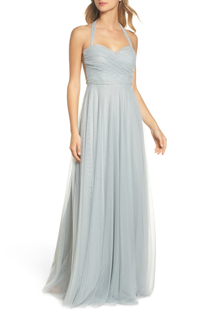 Jenny Yoo Julia Convertible Soft Tulle Gown, Alternate, color, 