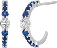 Bony Levy El Mar Diamond & Gemstone Hoop Earrings
