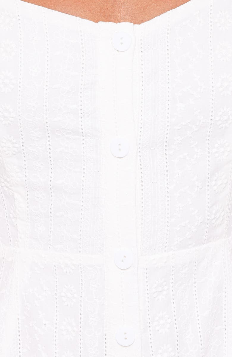 Petal & Pup Reesa Pointelle Romper, Alternate, color, 