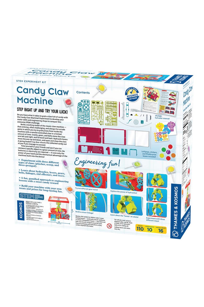 Candy Claw Machine Kit, Alternate, color, RED