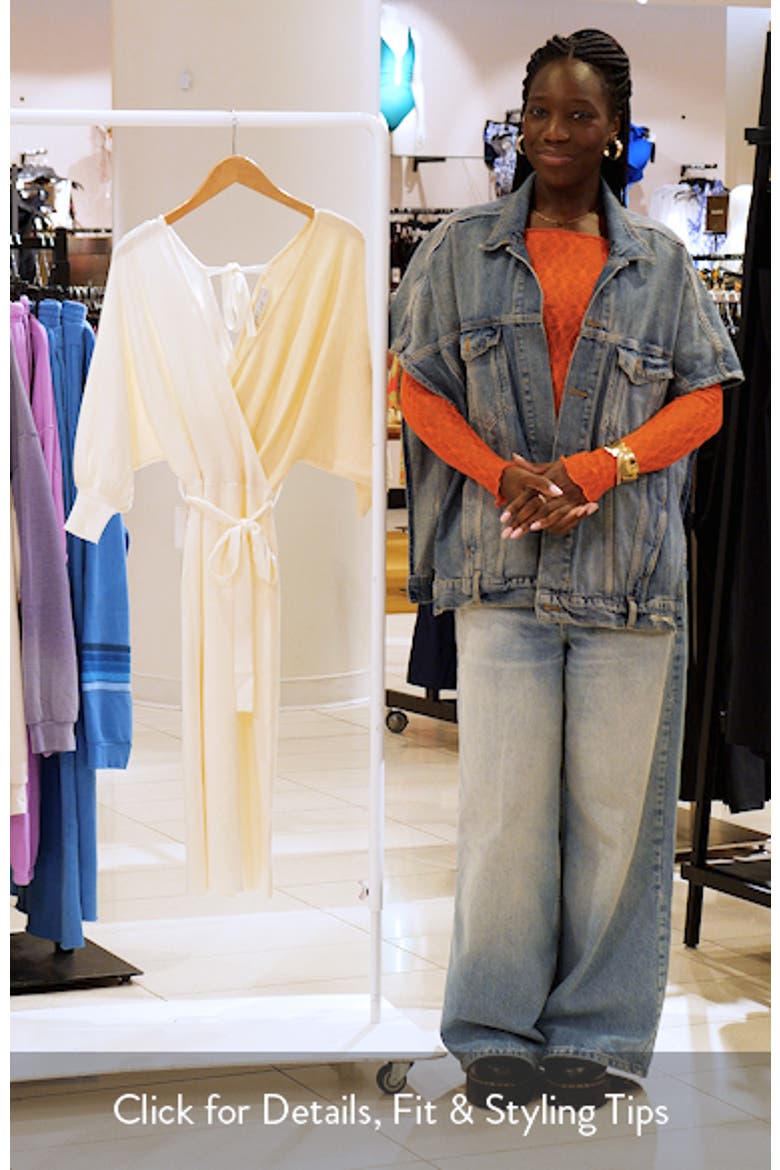 Nate Long Sleeve Sweater Dress video