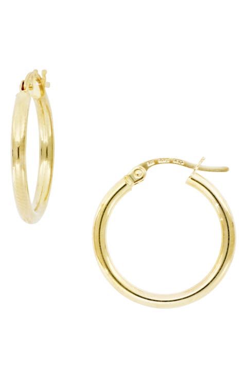 14K Gold Hoop Earrings