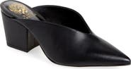 Vince Camuto Lesleey Leather Pointed Toe Mule