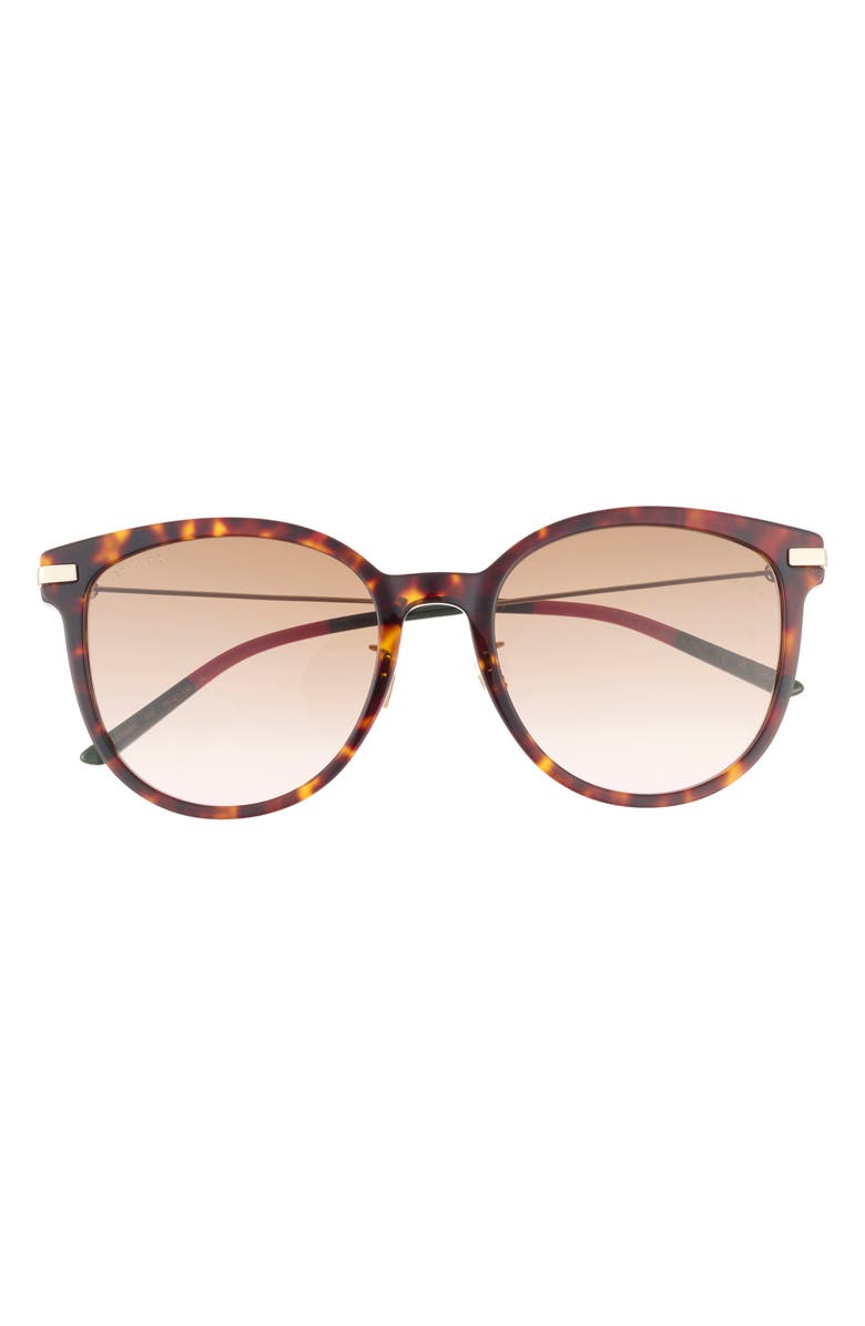 Gucci 56mm Square Sunglasses, Main, color, Havana Gold Brown