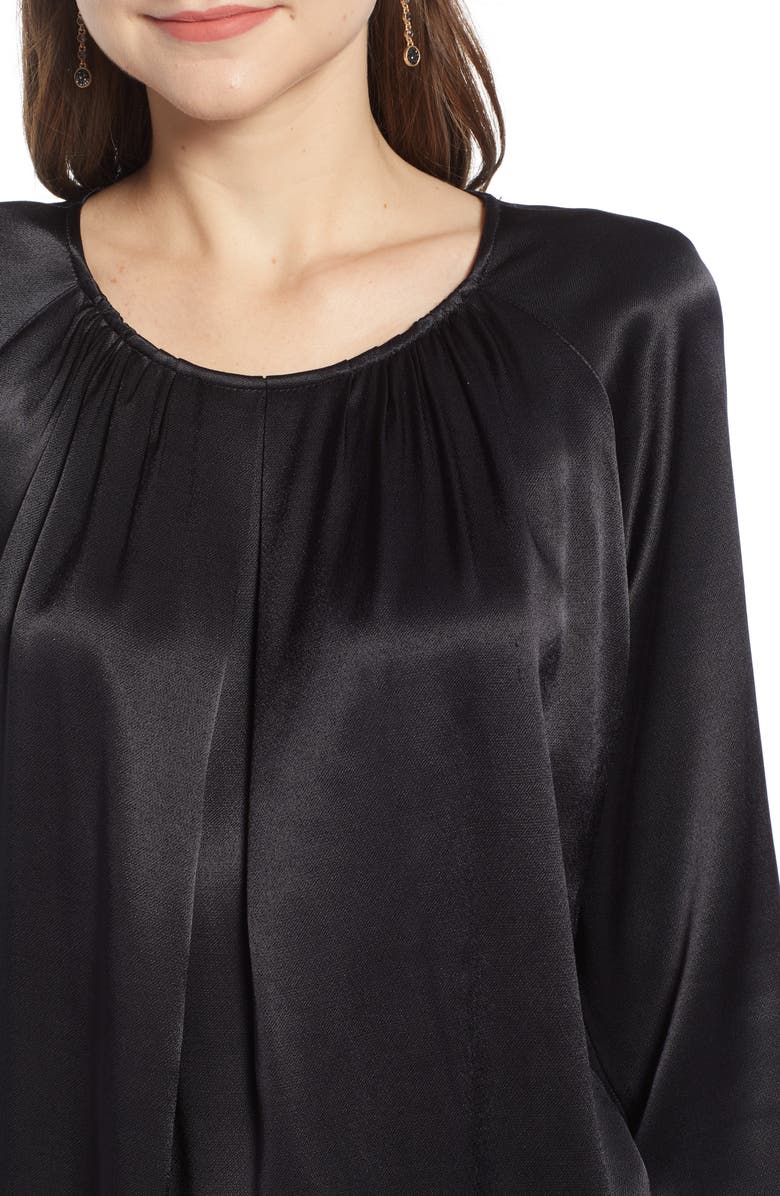 Treasure & Bond Pleat Front Top, Alternate, color, 