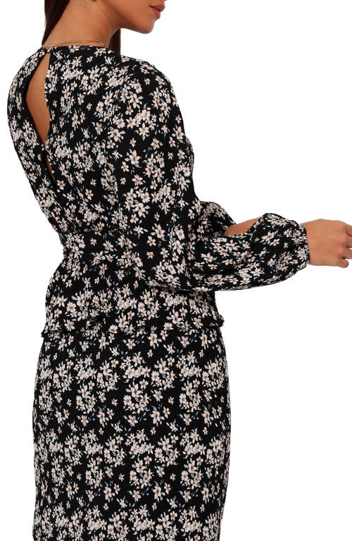 Petal And Pup Petal & Pup Minelli Floral Print Faux Wrap Top