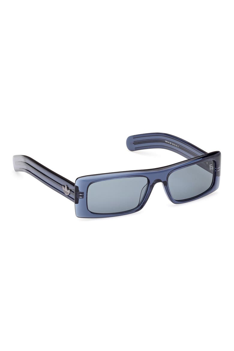 Rectangular Sunglasses, Alternate, color, BLUE/ OTHER/ BLUE