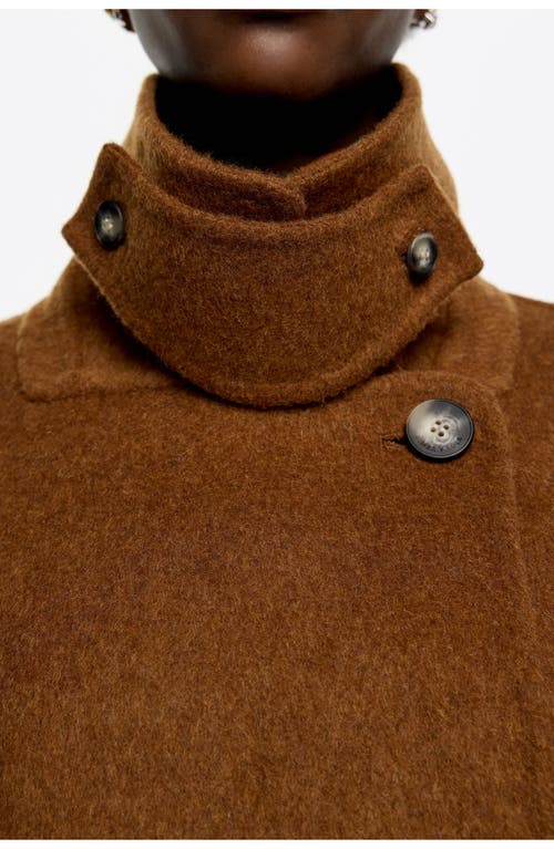 Bimba Y Lola Short Double-face Jacket In Brown