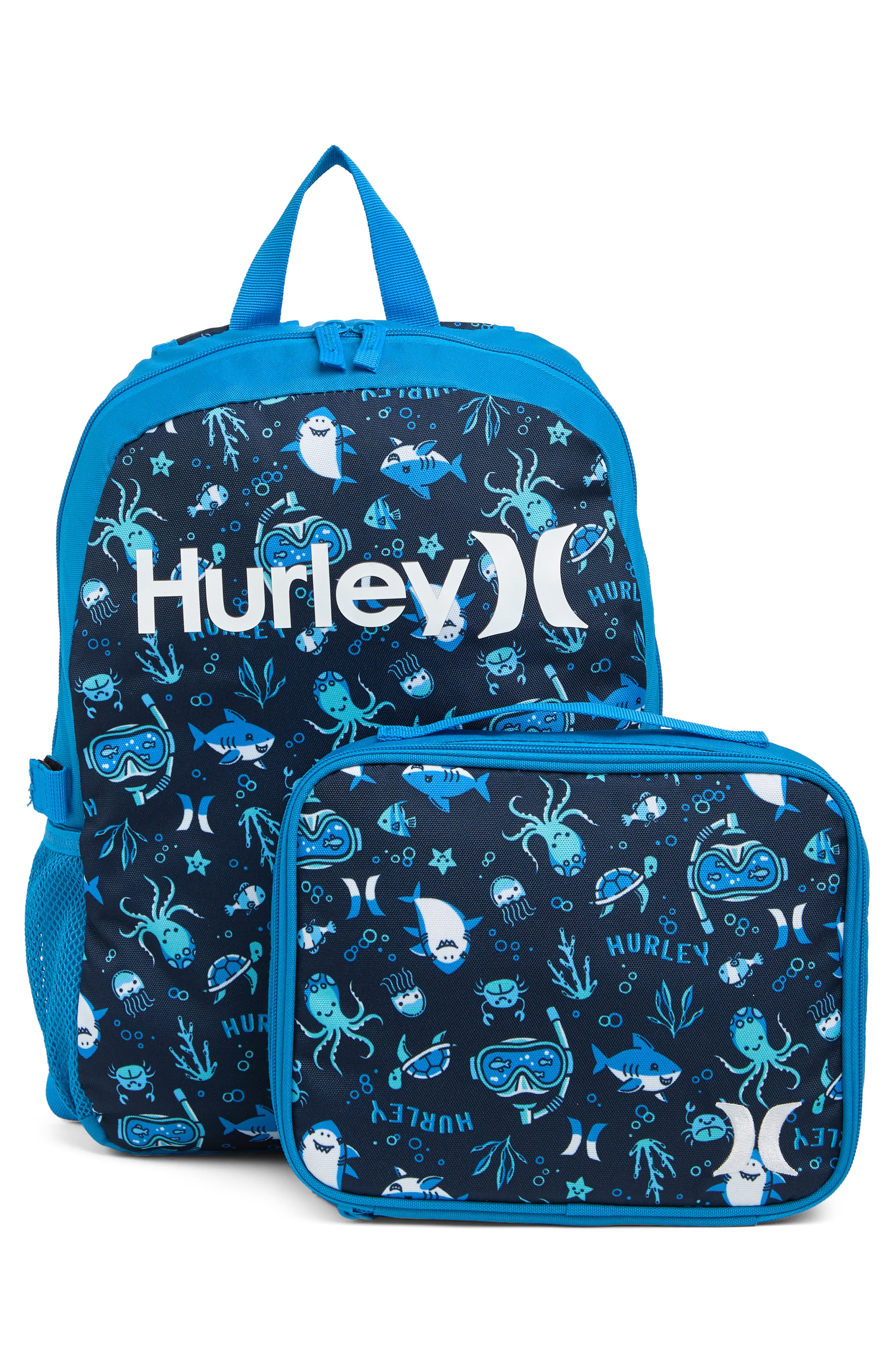 Kids' Backpack Lunch Set, Alternate, color, MIDNIGHT NAVY / WHITE