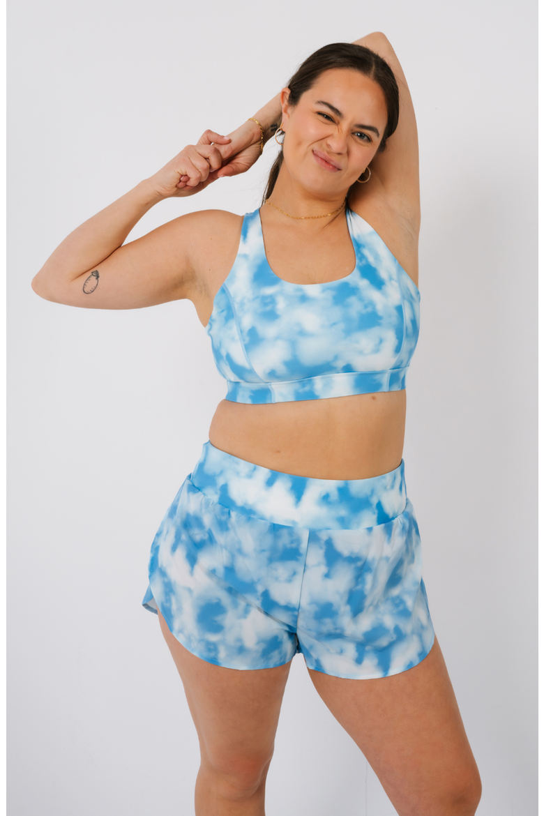 Alkal Running Shorts, Alternate, color, Cloud