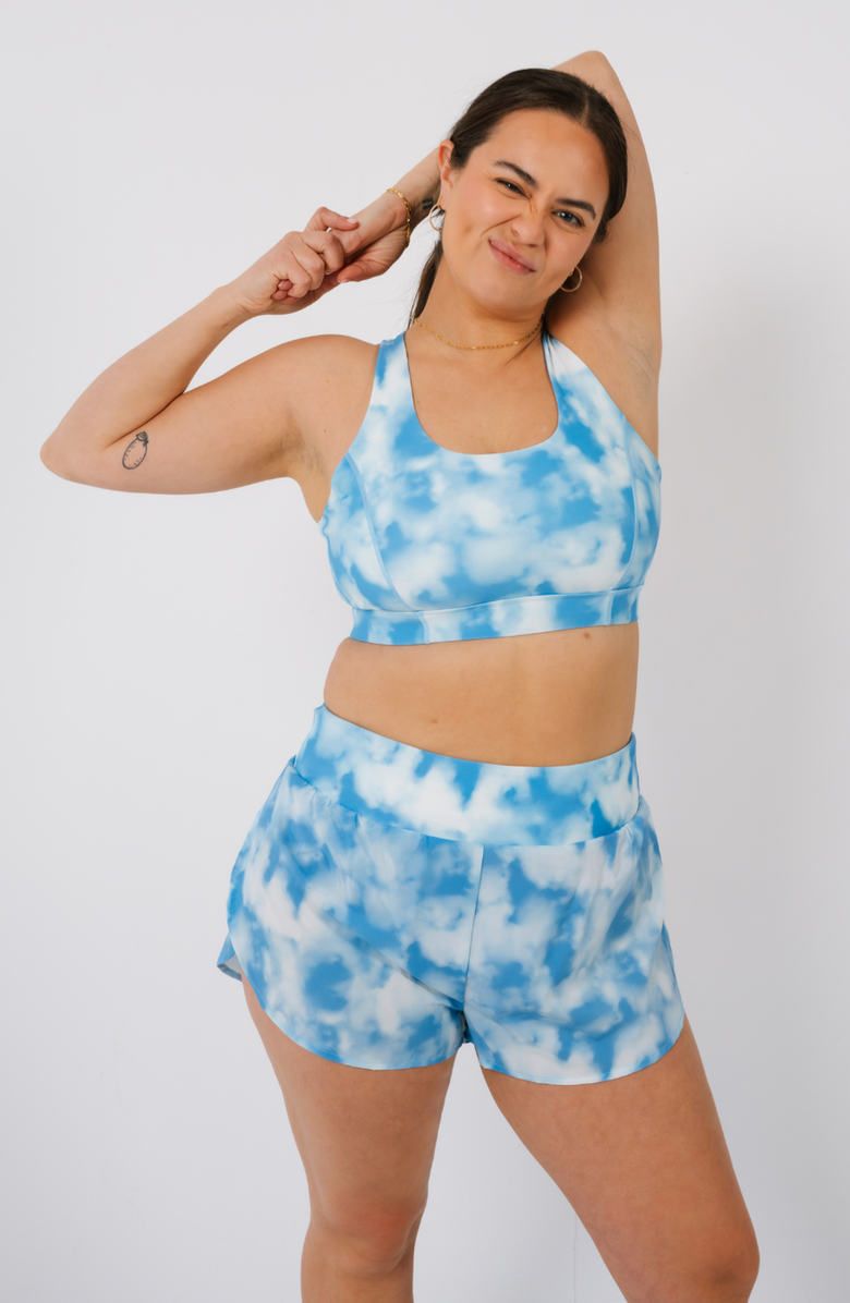 Cooldown Alkal Running Shorts, Alternate, color, Cloud