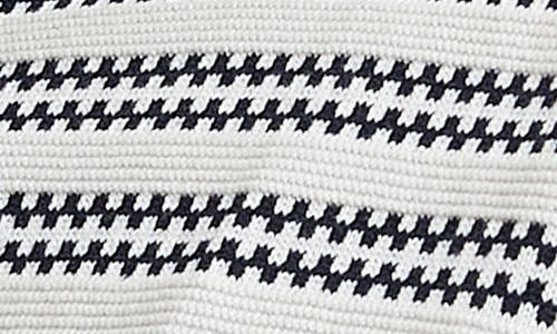 Ben Sherman Stripe Jacquard Polo In Ivory