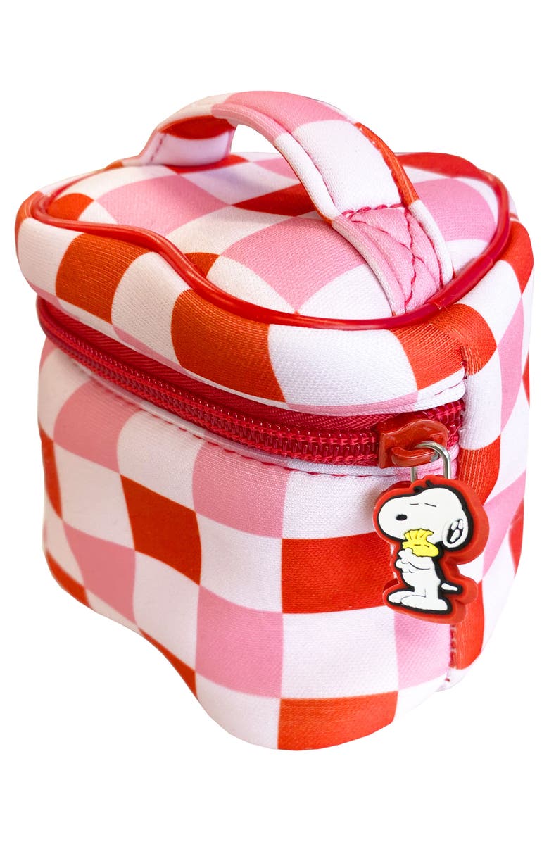 MYTAGALONGS Peanuts Sweet Hugs Heart Jewelry Case, Alternate, color, Pink