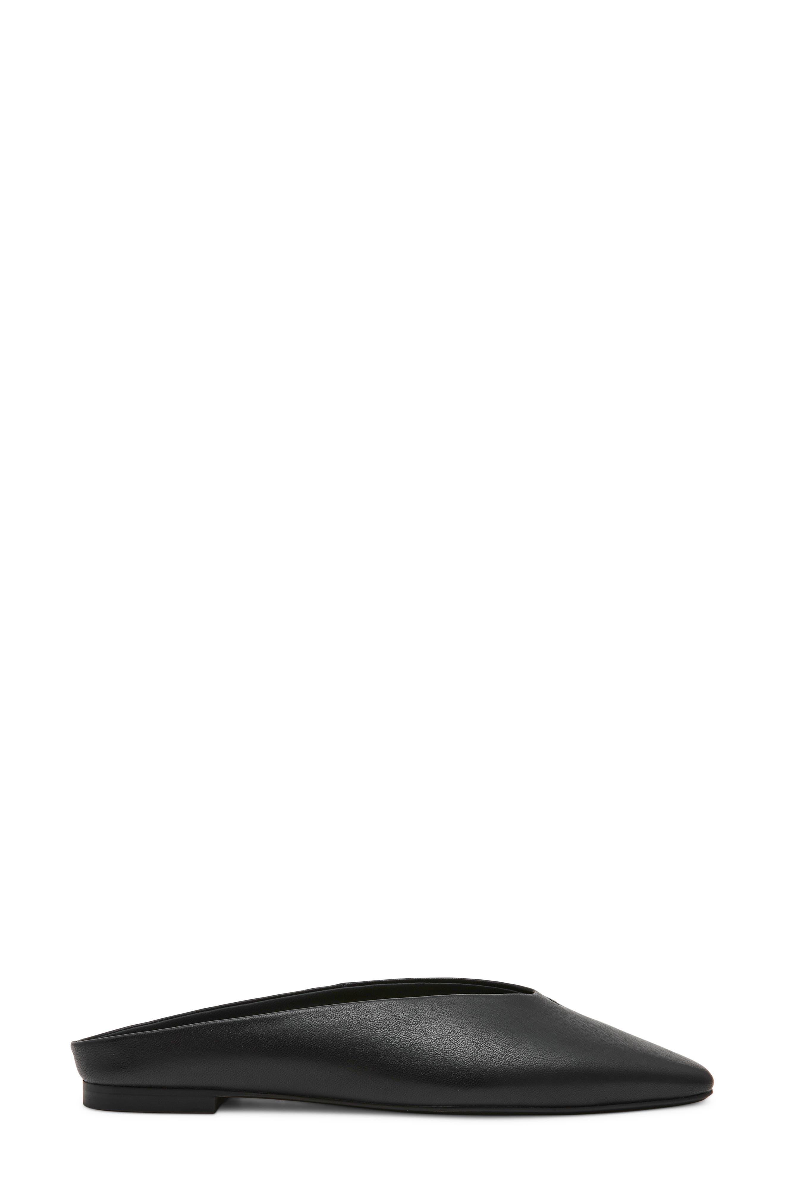Sherman Mule, Alternate, color, BLACK LEATHER