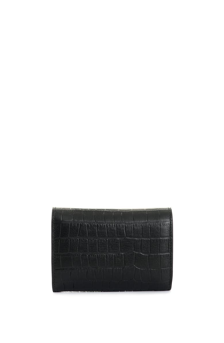 Velez Embossed Leather Wallet, Alternate, color, Black