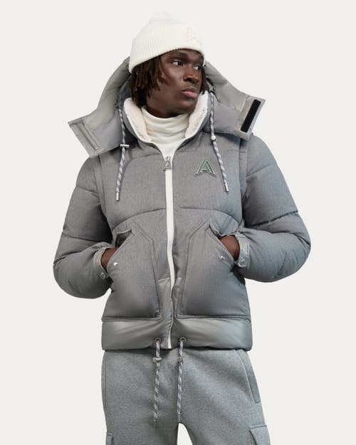Alpenhaus Megeve- W 2-in-1 Relaxed Fit Puffer In Gray